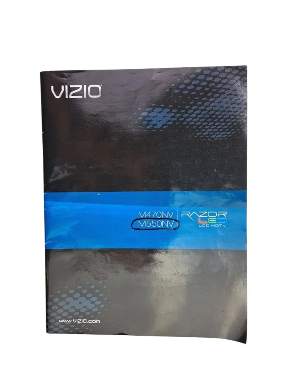 Vizio Remote Control Lot Of 2 VUR10 Slide Out Keyboard & TV Manual M550NV M470NV
